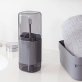 Porta Escova Dual Chumbo - Ela Decora